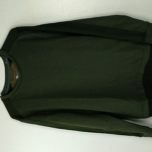 All In Motion Sweatshirt Green Medium Zip Pocket Pullover Men's NWOT